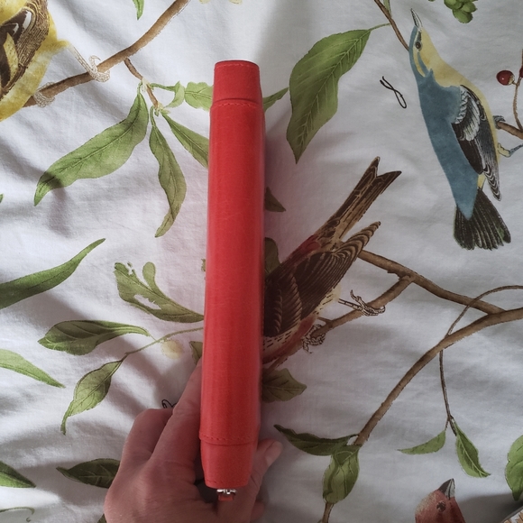 NWT LODIS Leather Wallet Zip Zippered Red - Picture 10 of 10